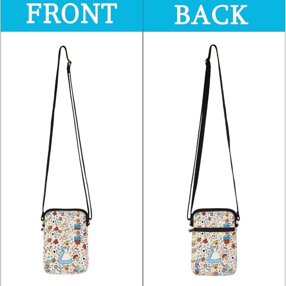 Charming Fairy Tale Mini Crossbody Bag - Ideal for Cosmetics & Gifts, Soft Touch - Picture 3 of 7